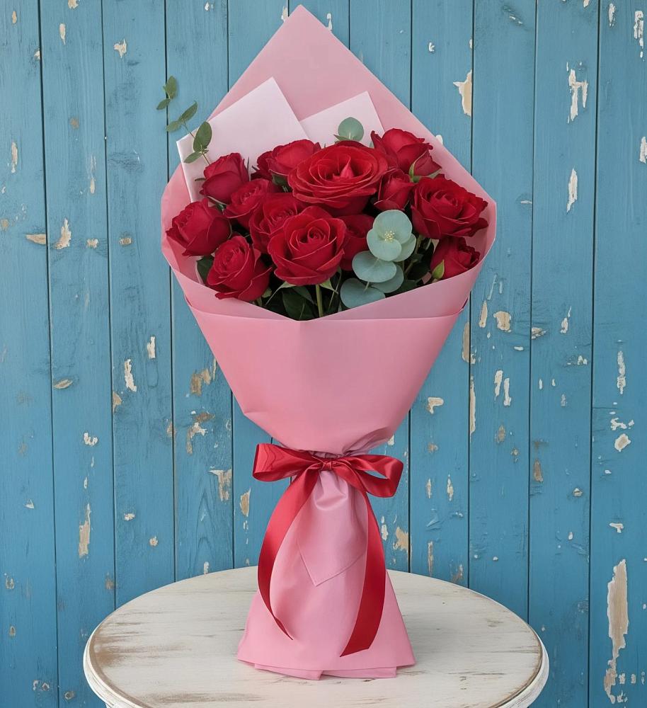 Букет цветов из: Розы в Абрау-Дюрсо