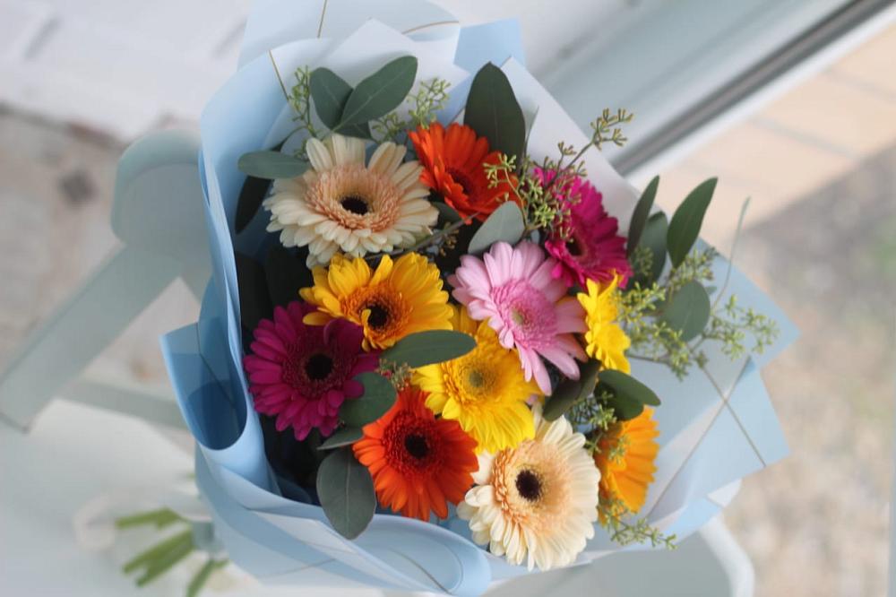 Букет цветов из: Герберы в Абрау-Дюрсо