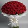 Букет 101 Красная роза Блэк Мэджик в Абрау-Дюрсо