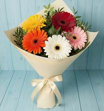 Букет цветов из:  Герберы в Абрау-Дюрсо