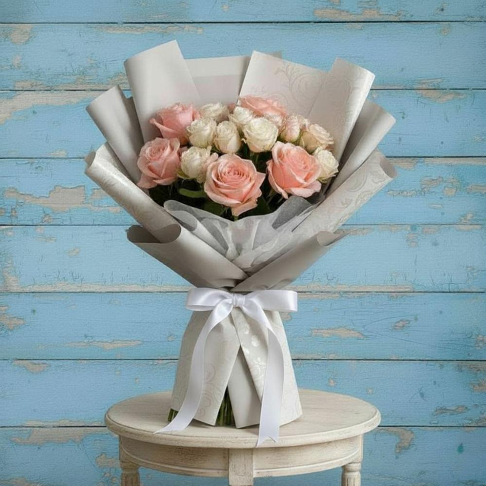 Букет цветов из: Розы в Абрау-Дюрсо