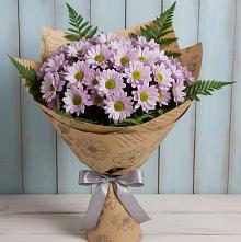 Букет цветов из:  Хризантемы #REPLACE_PRED# Абрау-Дюрсо