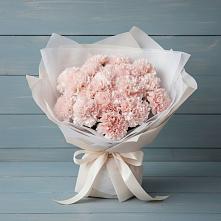 Букет цветов из:  Гвоздики #REPLACE_PRED# Абрау-Дюрсо