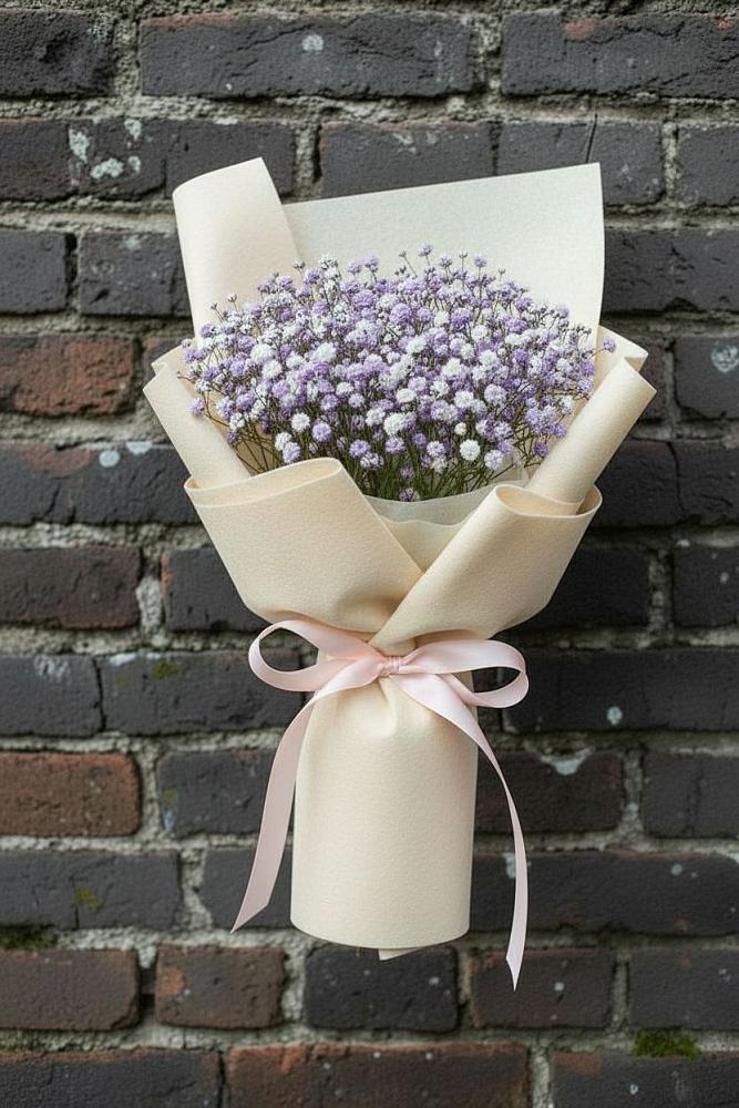 Букет цветов из: Гипсофила в Абрау-Дюрсо