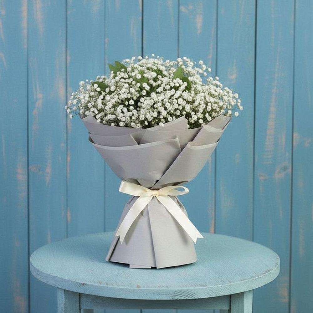 Букет цветов из: Гипсофила в Абрау-Дюрсо