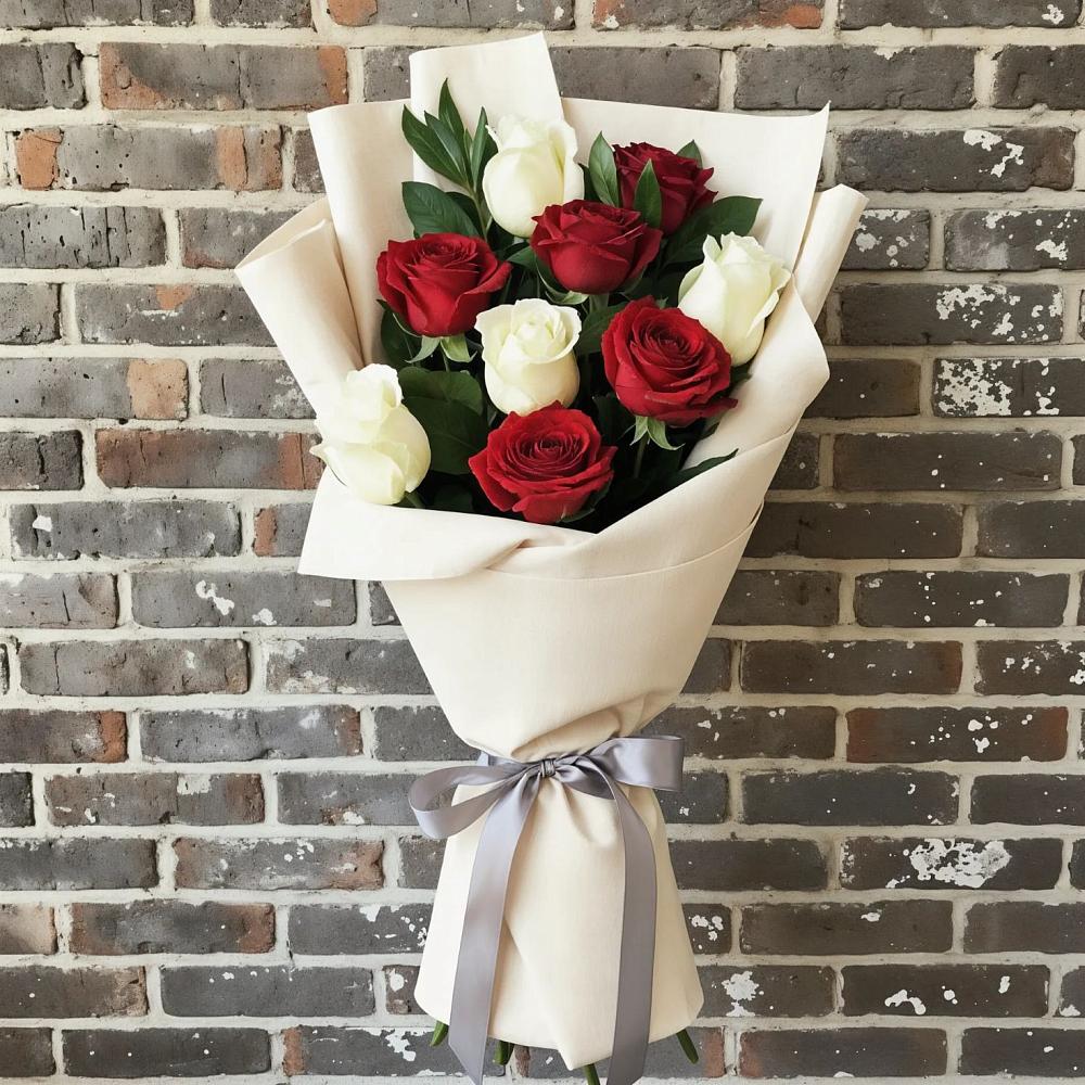 Букет цветов из: Розы в Абрау-Дюрсо