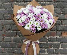 Букет цветов из:  Хризантемы #REPLACE_PRED# Абрау-Дюрсо