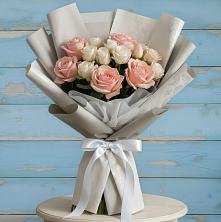 Букет цветов из:  Розы в Абрау-Дюрсо