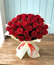 Букет 29 Красных роз в Абрау-Дюрсо