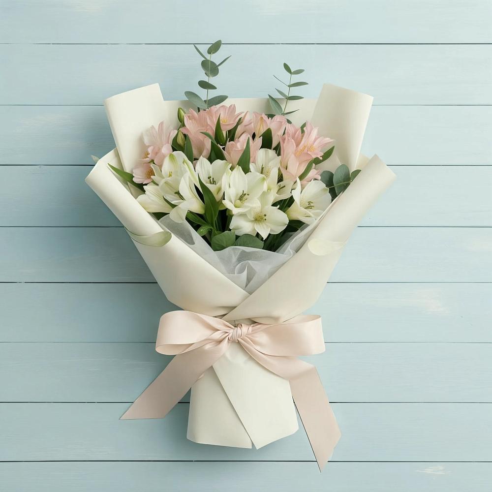 Букет цветов из: Альстромерии в Абрау-Дюрсо