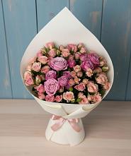 Букет цветов из:  Розы #REPLACE_PRED# Абрау-Дюрсо