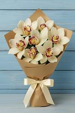 Букет цветов из:  Орхидеи и Розы в Абрау-Дюрсо